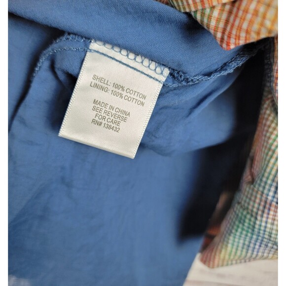 Modcloth Women S Dress Plaid Cotton Sleeveless Fit Flared Retro Pockets - Picture 5 of 10